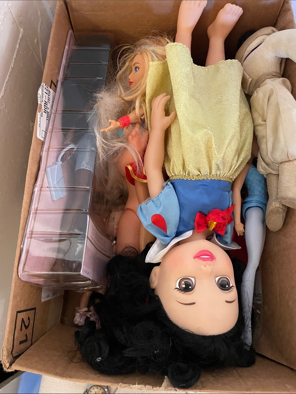 Assorted Box of Toys Dolls Figures-Mystery Box